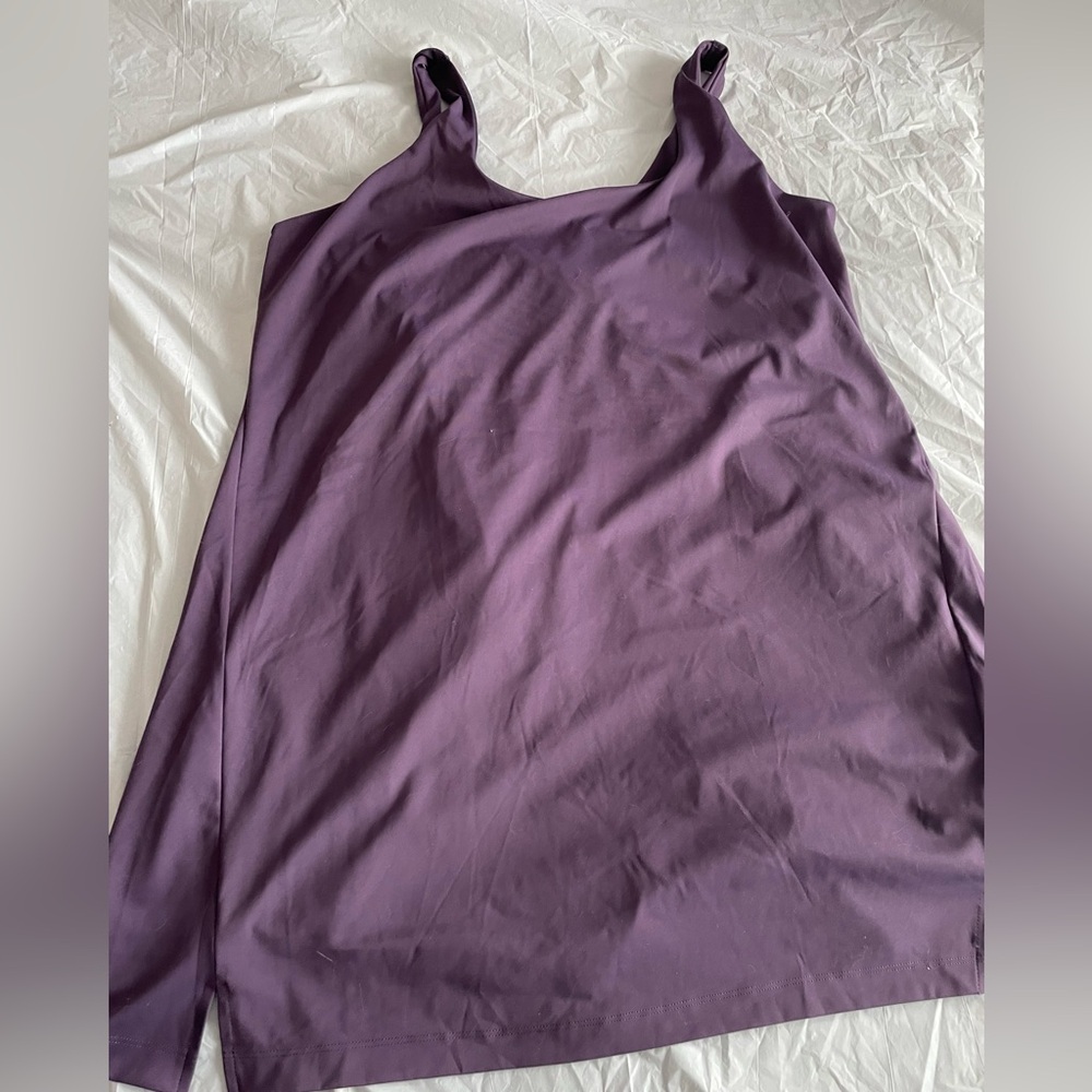 Old Navy Deep Plum Scoop Tank skort dress